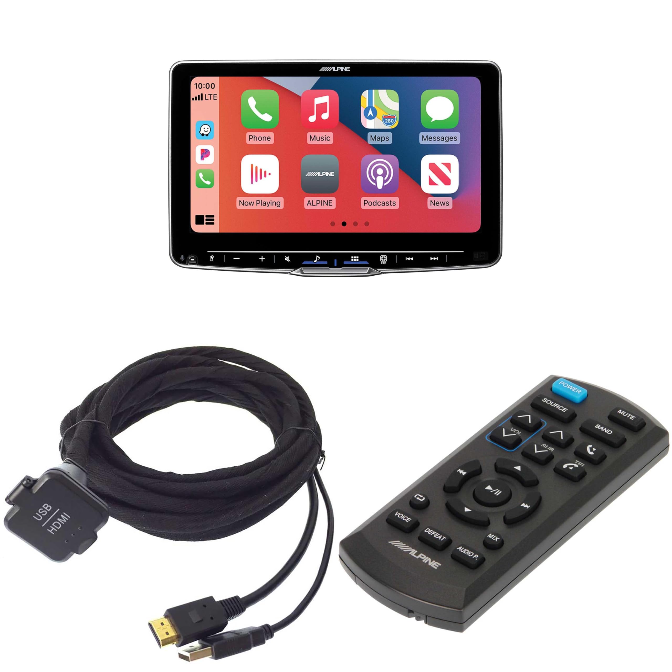 Amazon.com: Alpine Halo9 iLX-F509, KCU-315UH USB/HDMI Extension